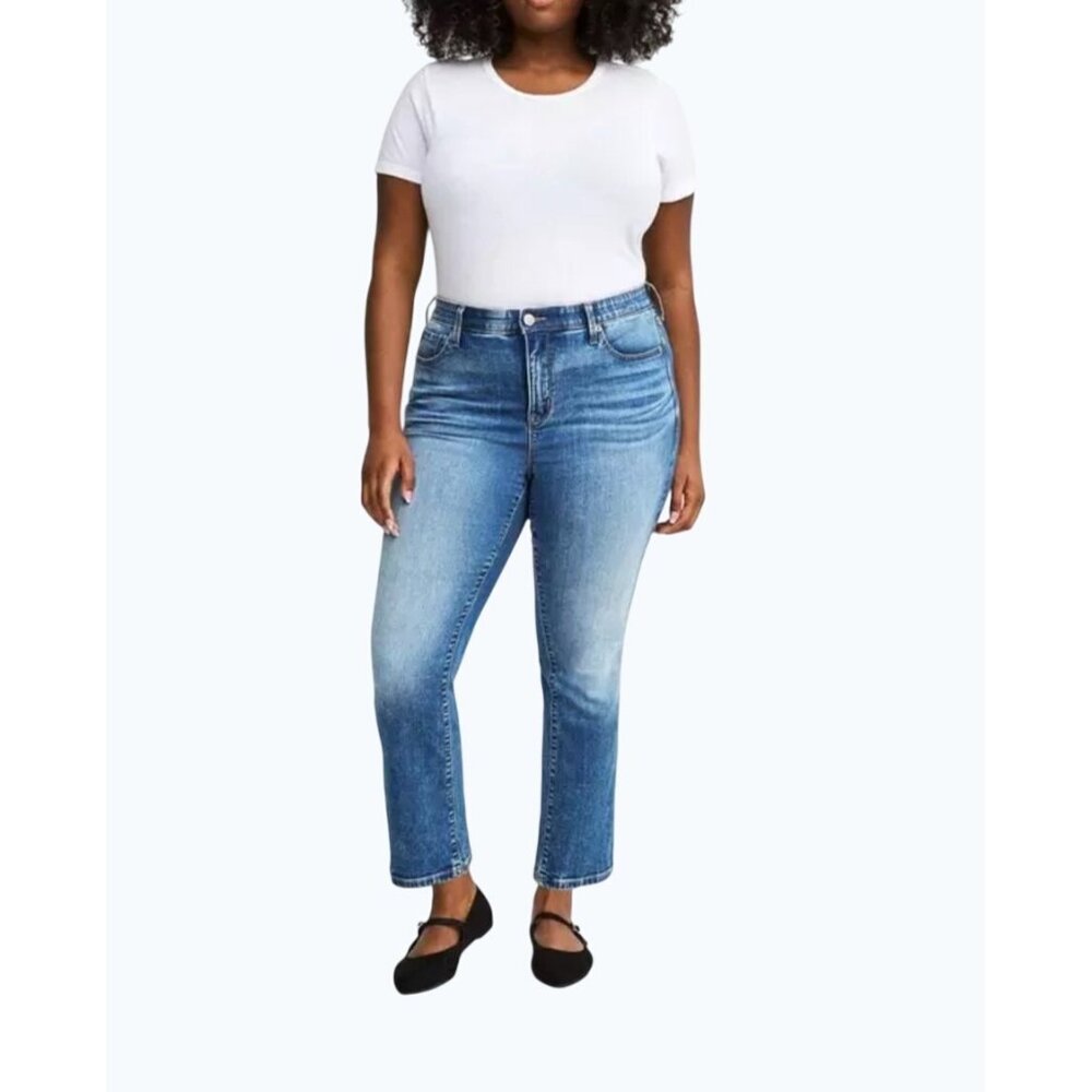 Torrid Womens Sky High Kick Boot Jeans Super Soft Stretch Denim Size 26R